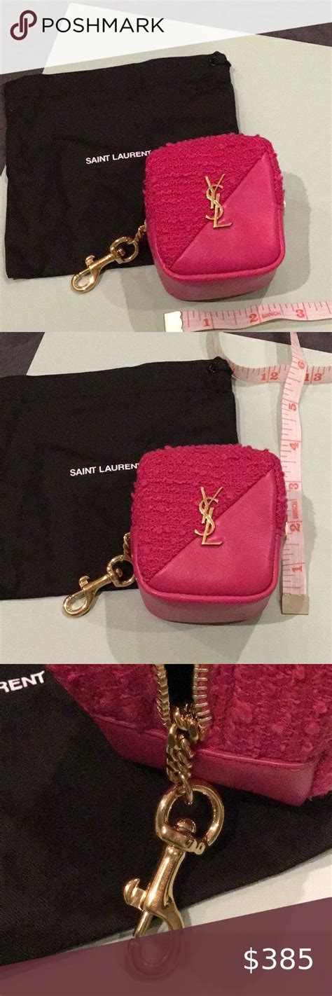 ysl keychain gold|ysl keychain pouch.